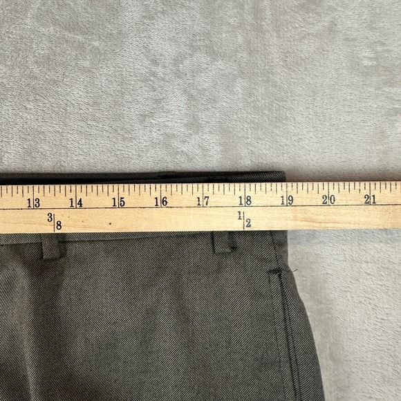 Lauren Ralph Lauren Men's Dress Pants 38W x 29L Olive Green Flat Front Trousers - Picture 7 of 9